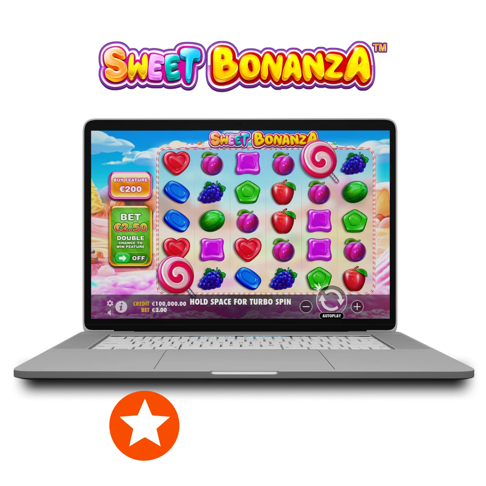 Choose Sweet Bonanza for games on Mostbet.