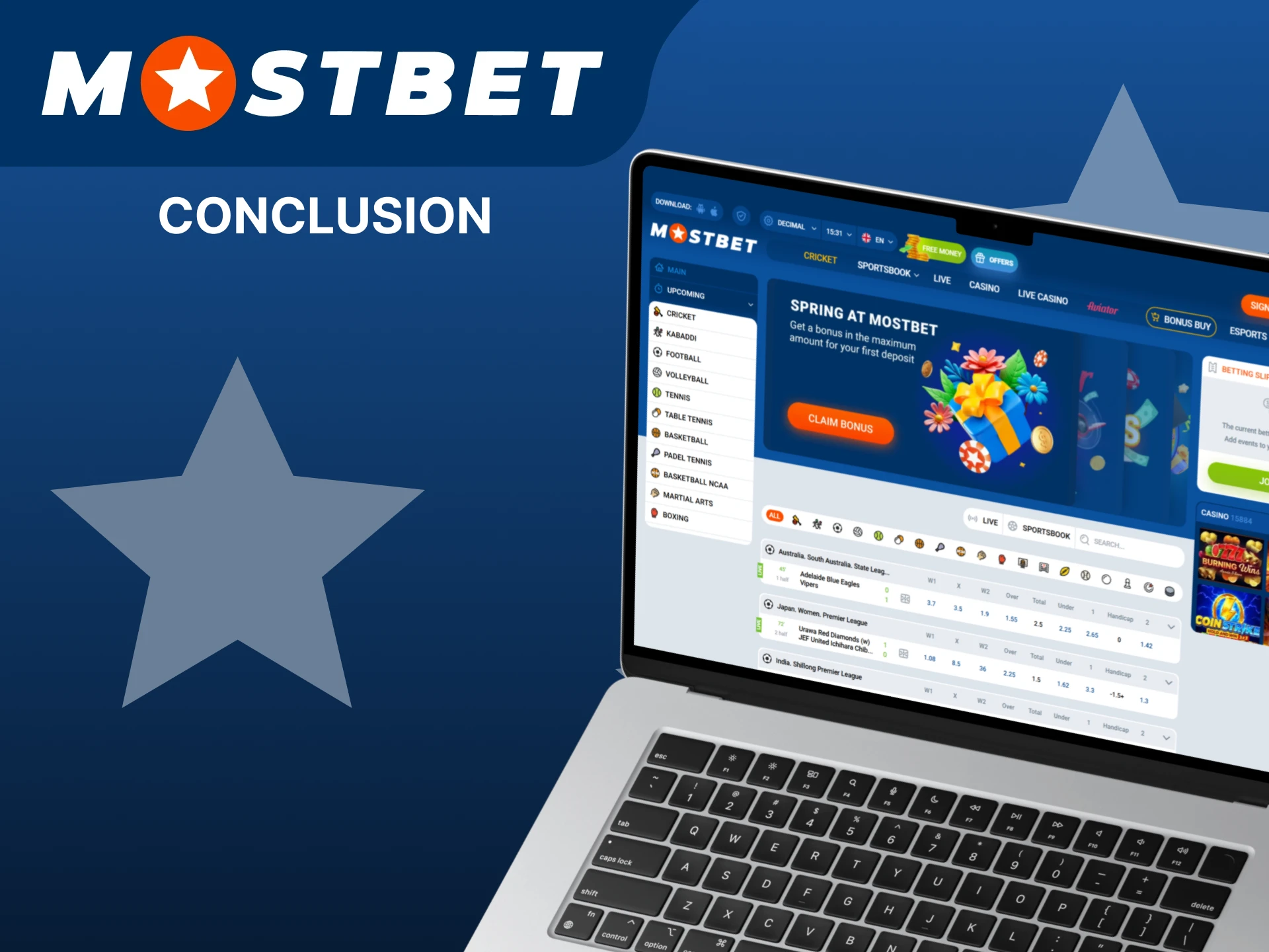Mostbet collaborates with popular stars.
