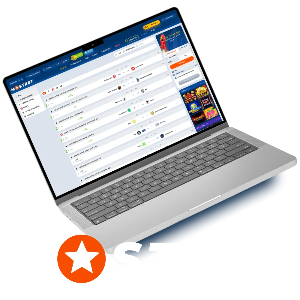 Bet on eSports at Mostbet — Dota 2, CS:GO, LoL, and Valorant with real-time broadcasts.