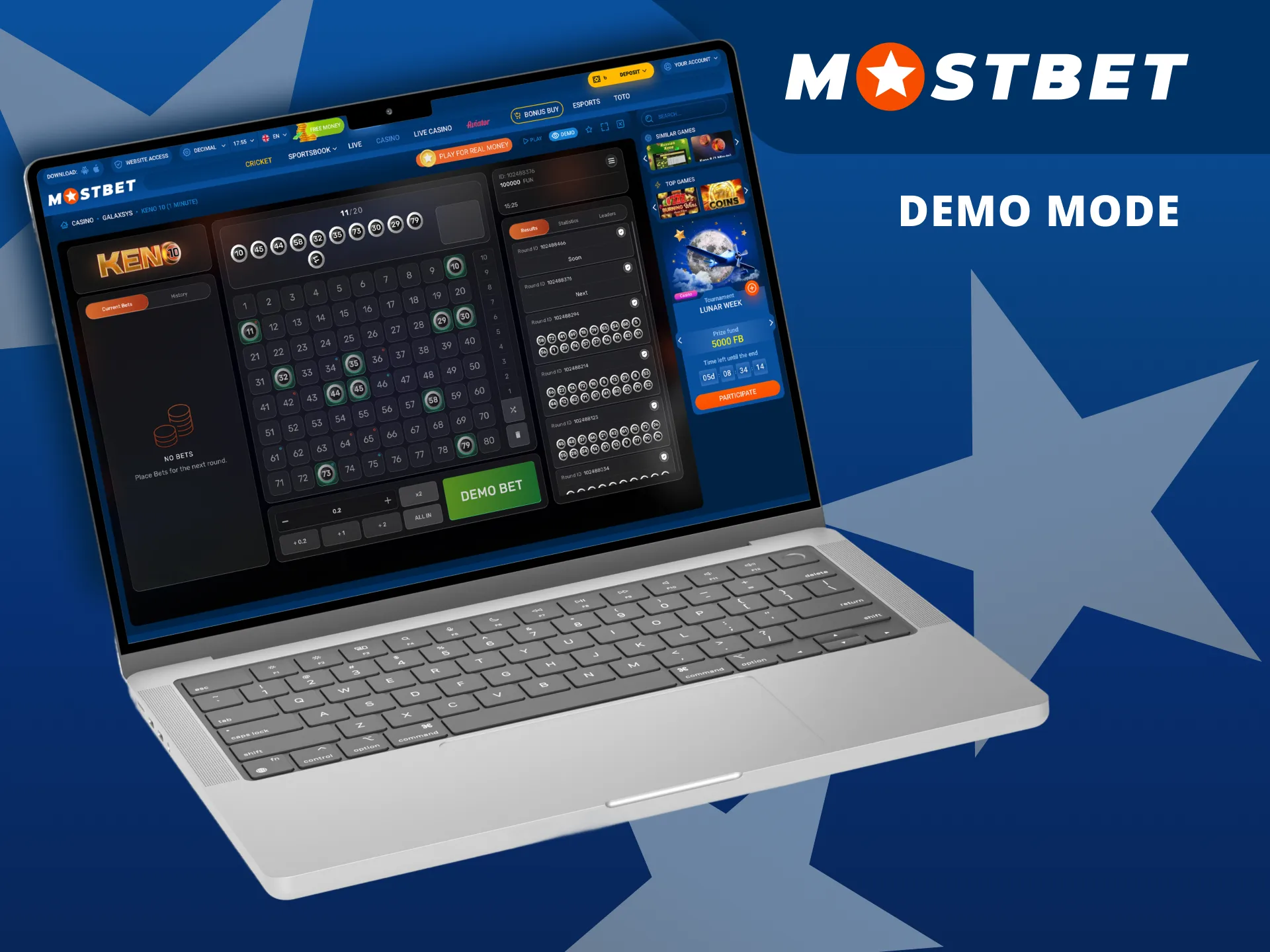 Experience Mostbet’s lottery games in demo mode to learn rules and strategies safely.