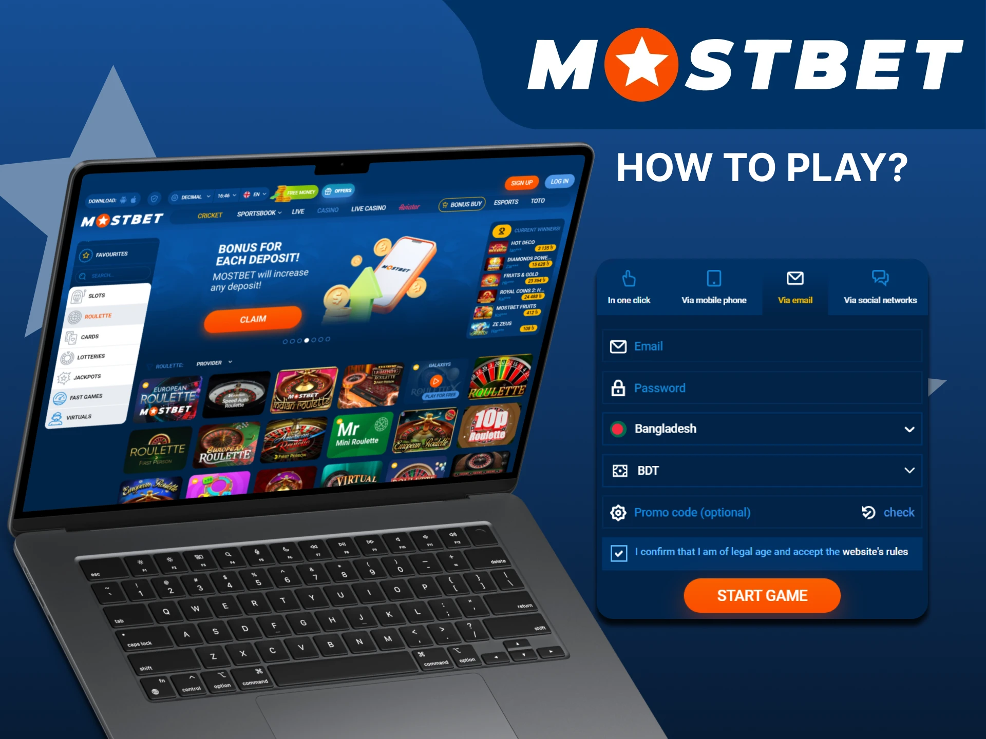 Find out how to play roulette at Mostbet.