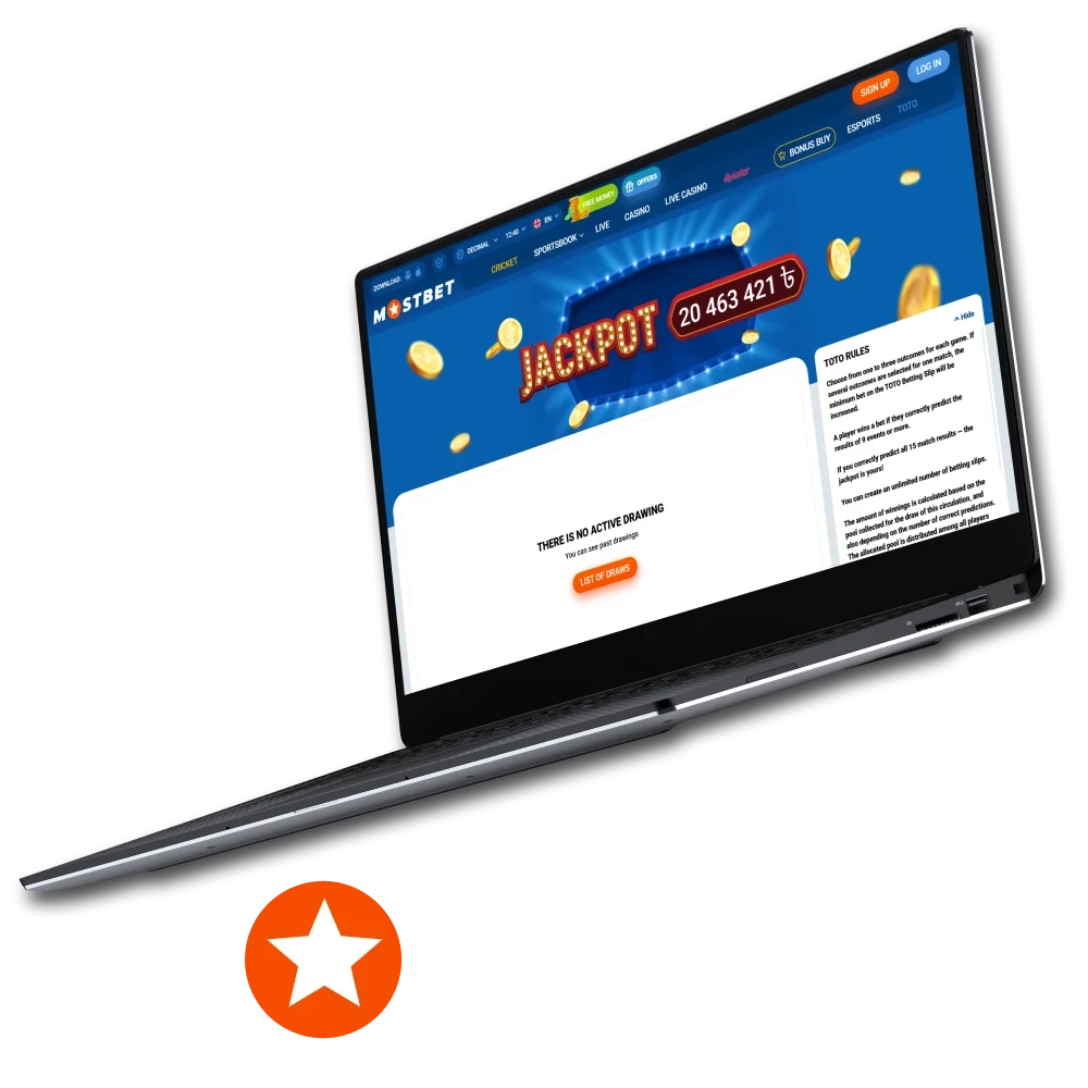 Win with TOTO betting on the Mostbet platform.
