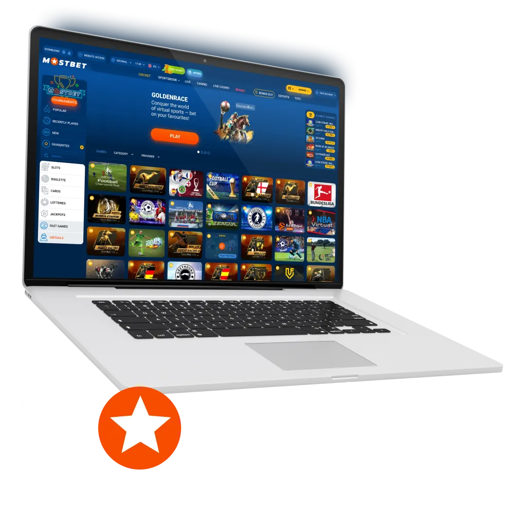 Play Mostbet virtual games in Bangladesh with realistic sports simulations and quick results.