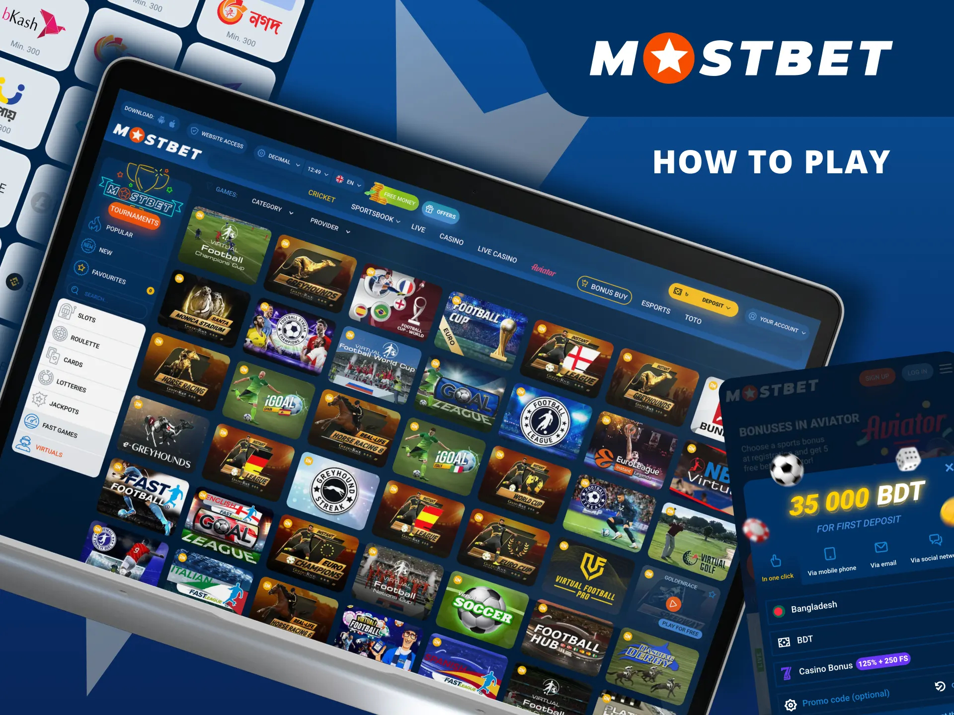 Mostbet makes it easy — register, fund your account, and play thrilling virtual games.